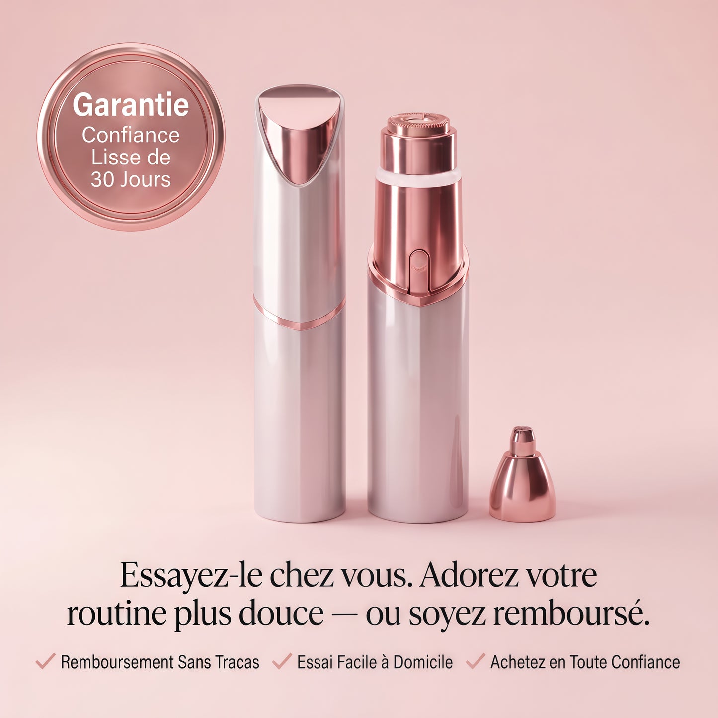 Epilateur visage et sourcils 2 en 1