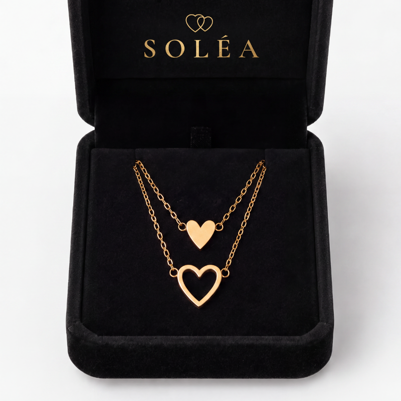 Mother-Daughter Heart Bracelets