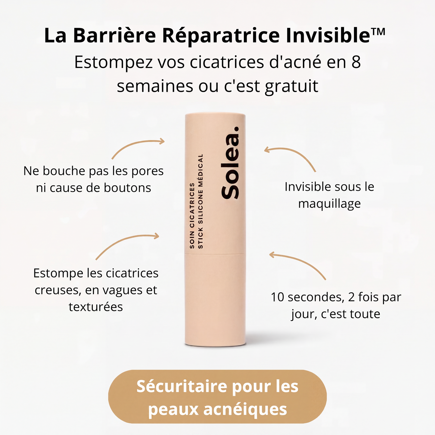 Stick réparateur de cicatrices - Solea™